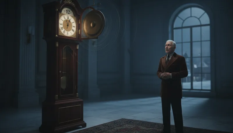 Illustration of dong: A sound made by a bell or clock.