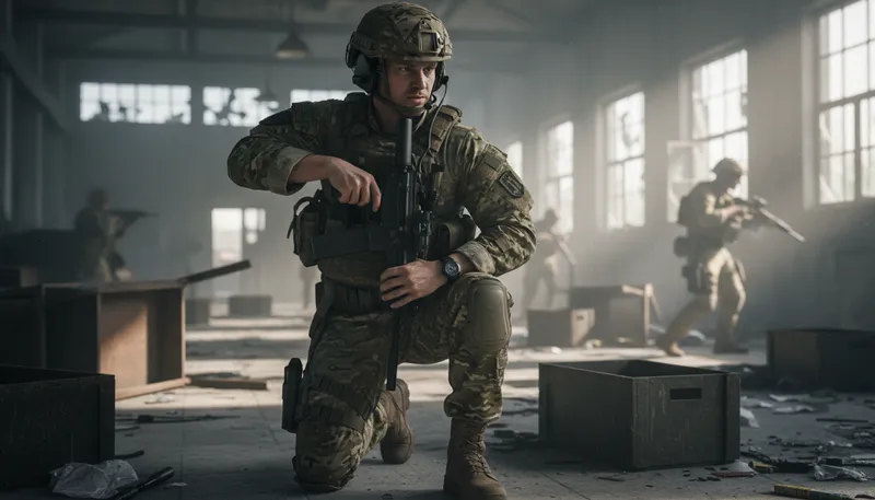 Illustration of smg: A type of compact submachine gun.