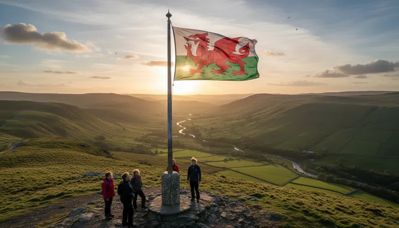 Illustration of cymru: The Welsh name for Wales, a country in Britain.