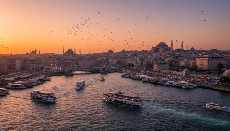 Illustration of istanbul: A major city in Turkey, known for history.