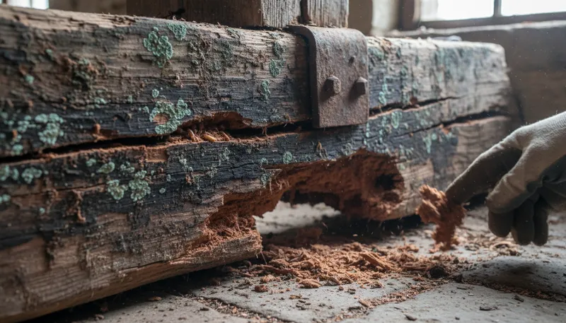 Illustration of corruption: decay or deterioration