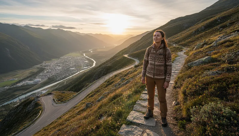 Illustration of high road: an ethical or principled approach