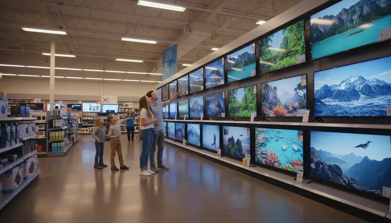 Illustration of tvs: devices for viewing television programs