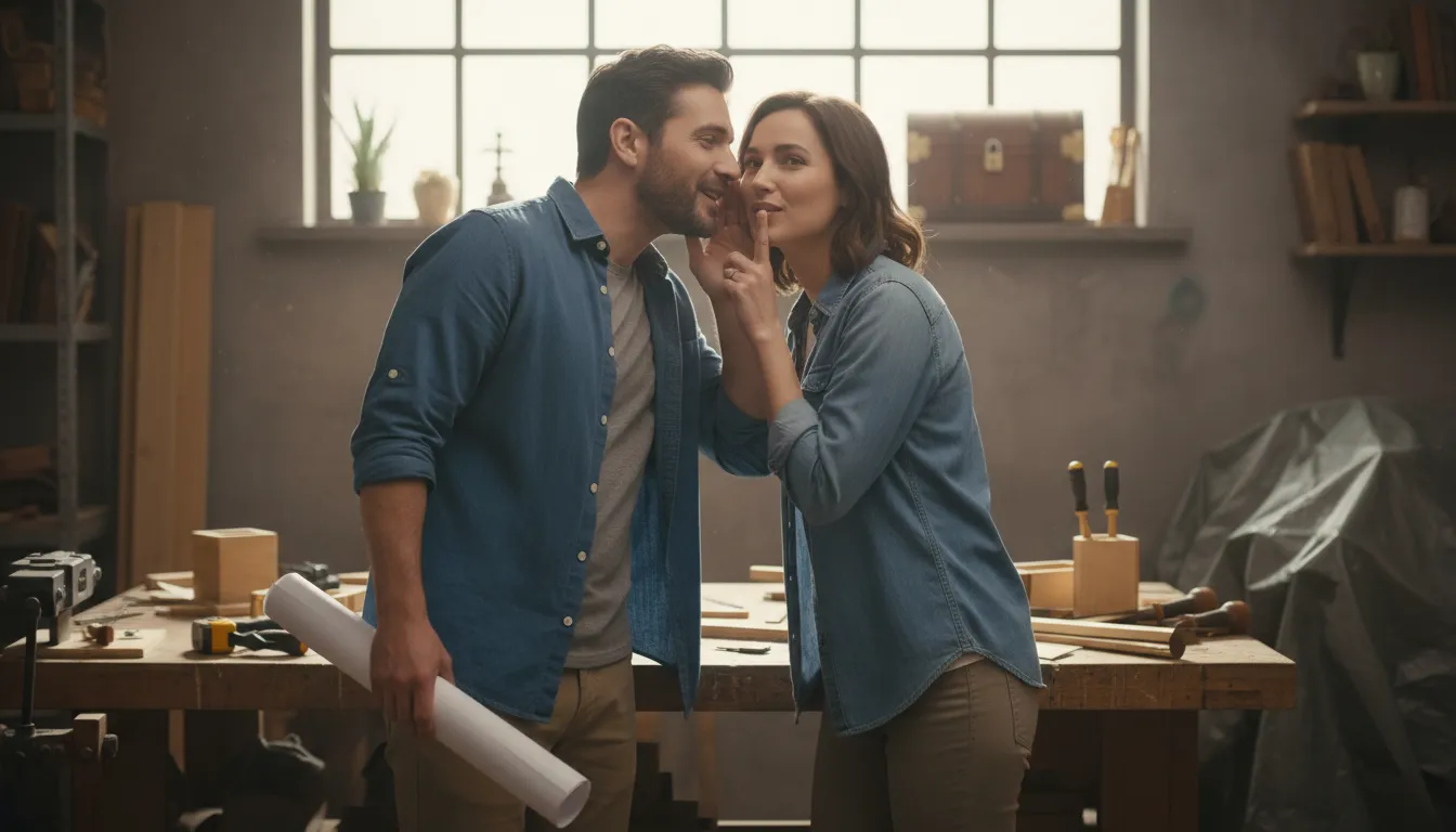 mum's the word का चित्र: keep a secret or remain silent.