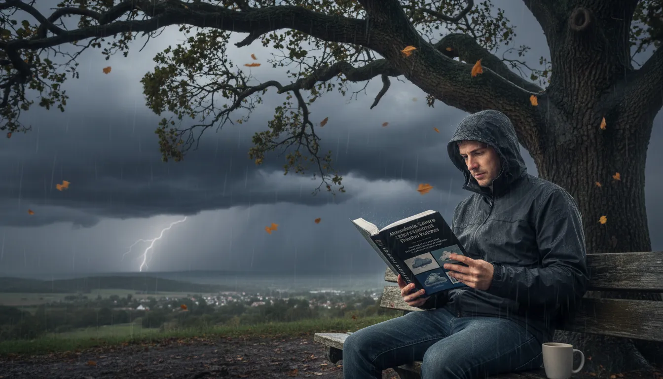 Hình minh họa cho meteorology: The study of weather and atmospheric conditions.