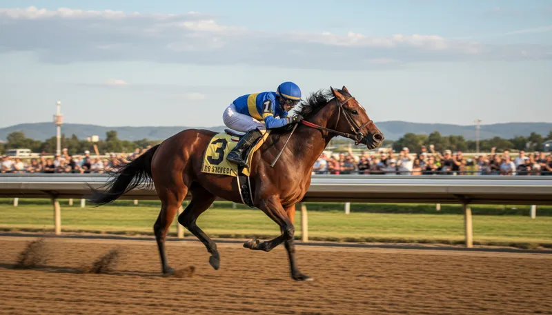 Illustration of racehorse: A horse bred for racing.