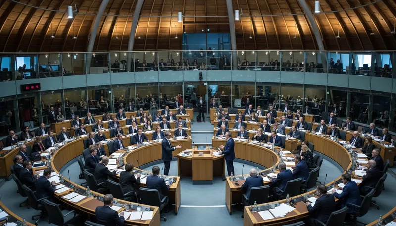 Illustration of knesset: Israel's national parliament.