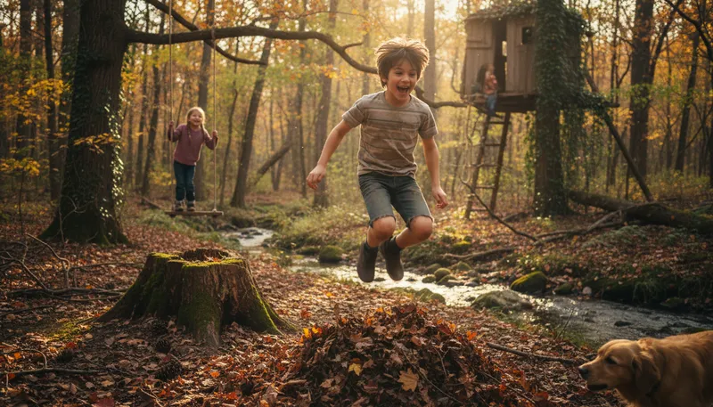 Illustration of boyhood: The time when a boy is young.