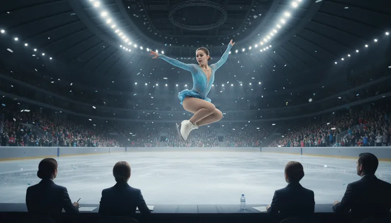 Illustration of axel: A type of jump in figure skating.
