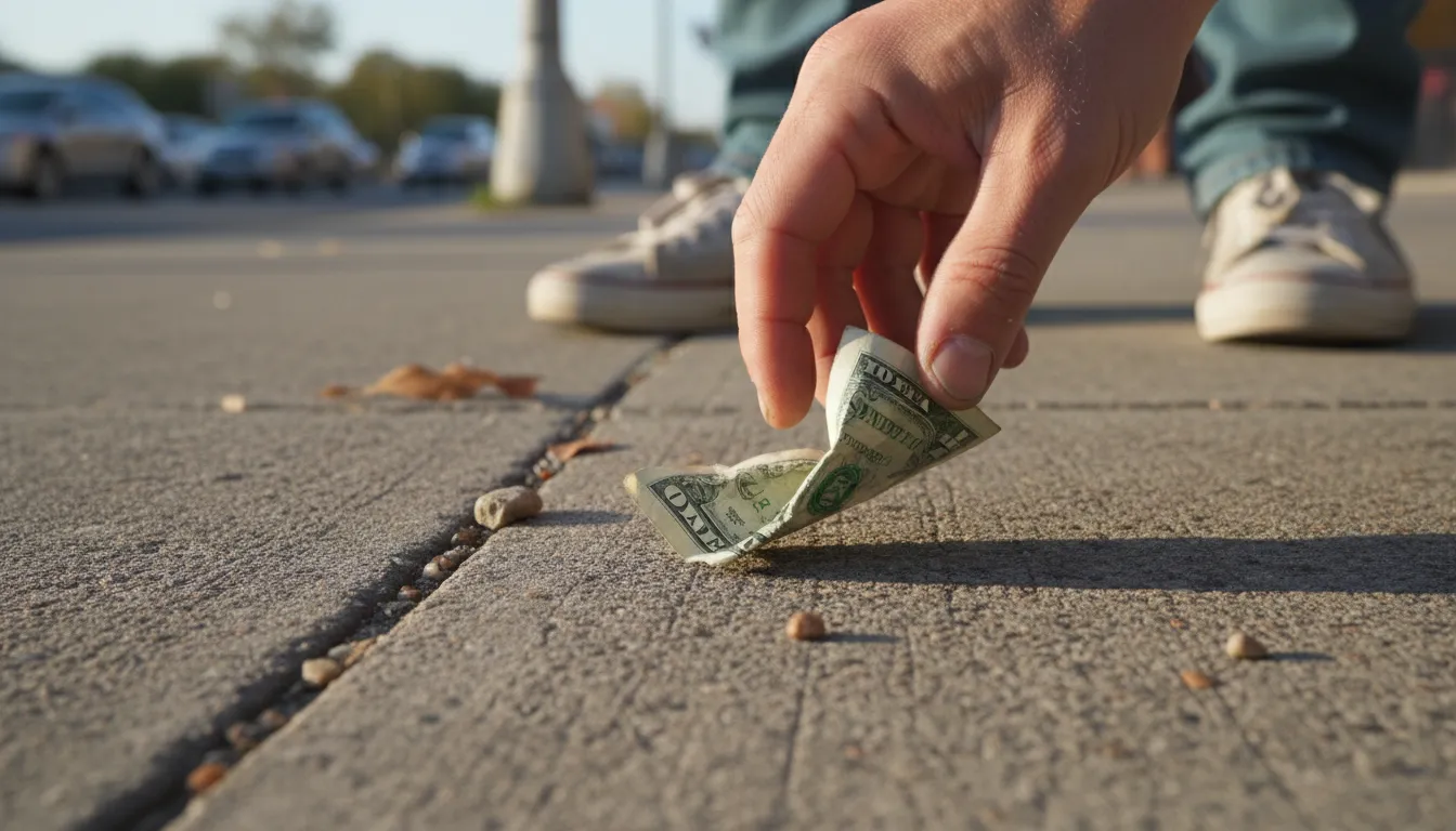 dollar 的插圖：A unit of money in the United States.