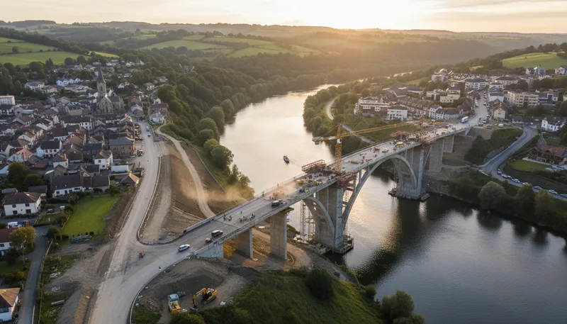 Illustration of bridge: to connect two things