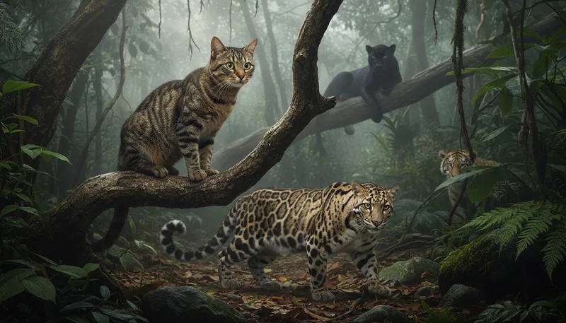 Illustration of subfamily: A smaller group within a larger family.