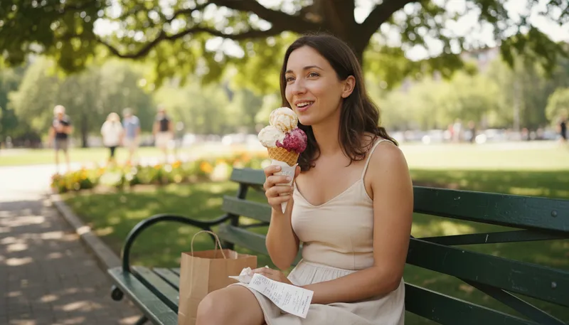 Illustration of treat: a special reward or pleasure