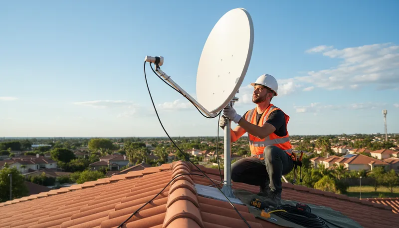 Illustration of antenna: A device that receives or transmits radio waves.
