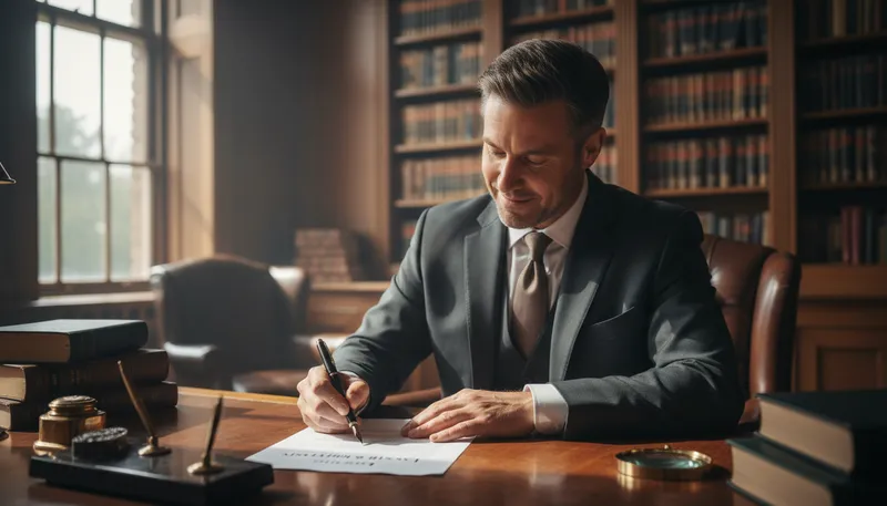 Illustration of esquire: A title for a lawyer or gentleman.
