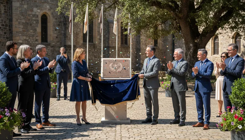Illustration of commemorative: Serving to honor or remember someone.
