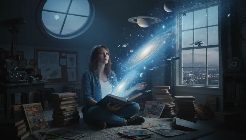 Illustration of realm: A field or area of interest.