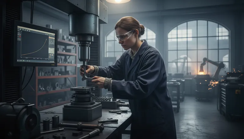Illustration of metallurgical: Related to the science of metals and their properties.