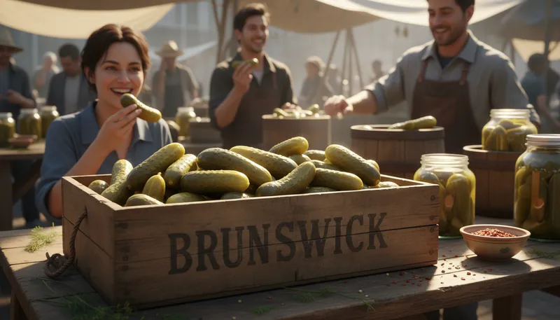 Illustration of brunswick: a name used for places or products; not widely known