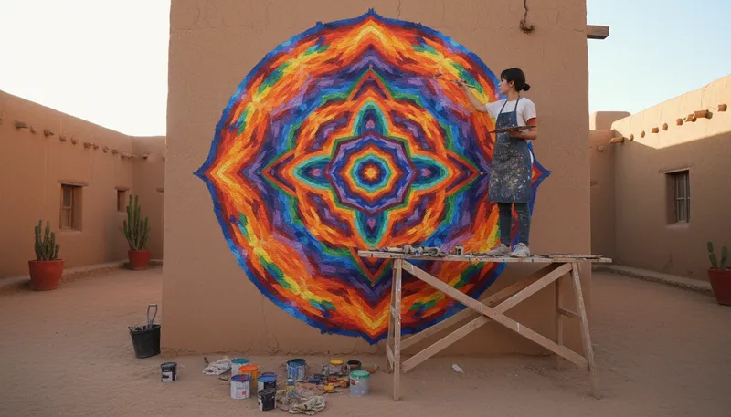 Illustration of god's eye: A symbol representing divine insight or awareness.