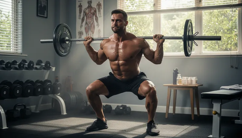 Illustration of testosterone: a hormone responsible for male traits.