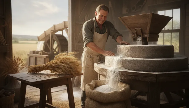 Illustration of milner: A surname or a profession related to milling.
