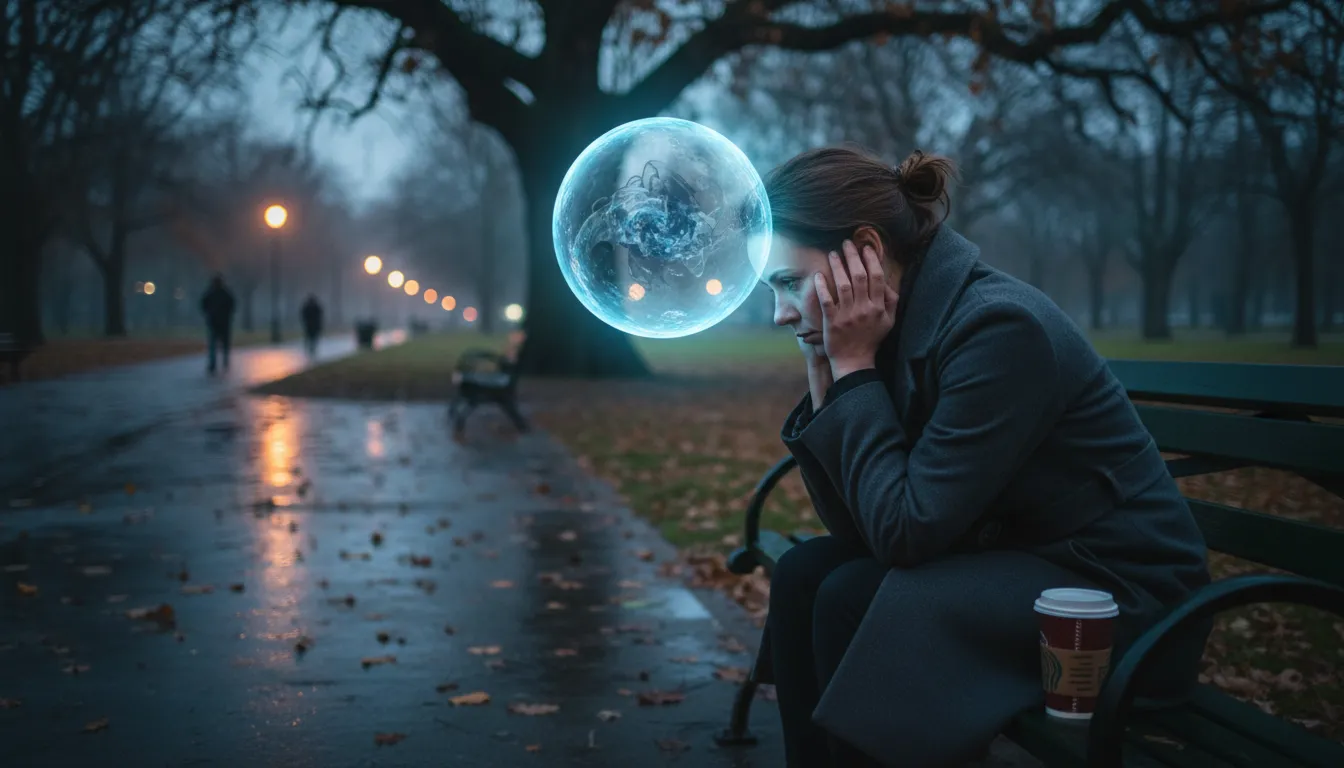 on someone's mind-এর ইলাস্ট্রেশন: Occupying a person's thoughts.