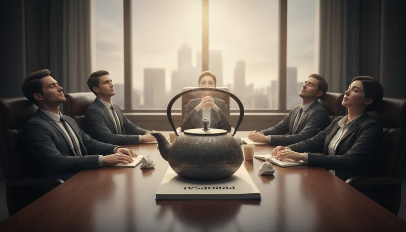 Illustration of sit on: to delay or hold back a decision