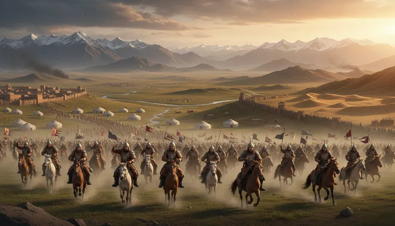 Illustration of mongol: related to the historical Mongol Empire