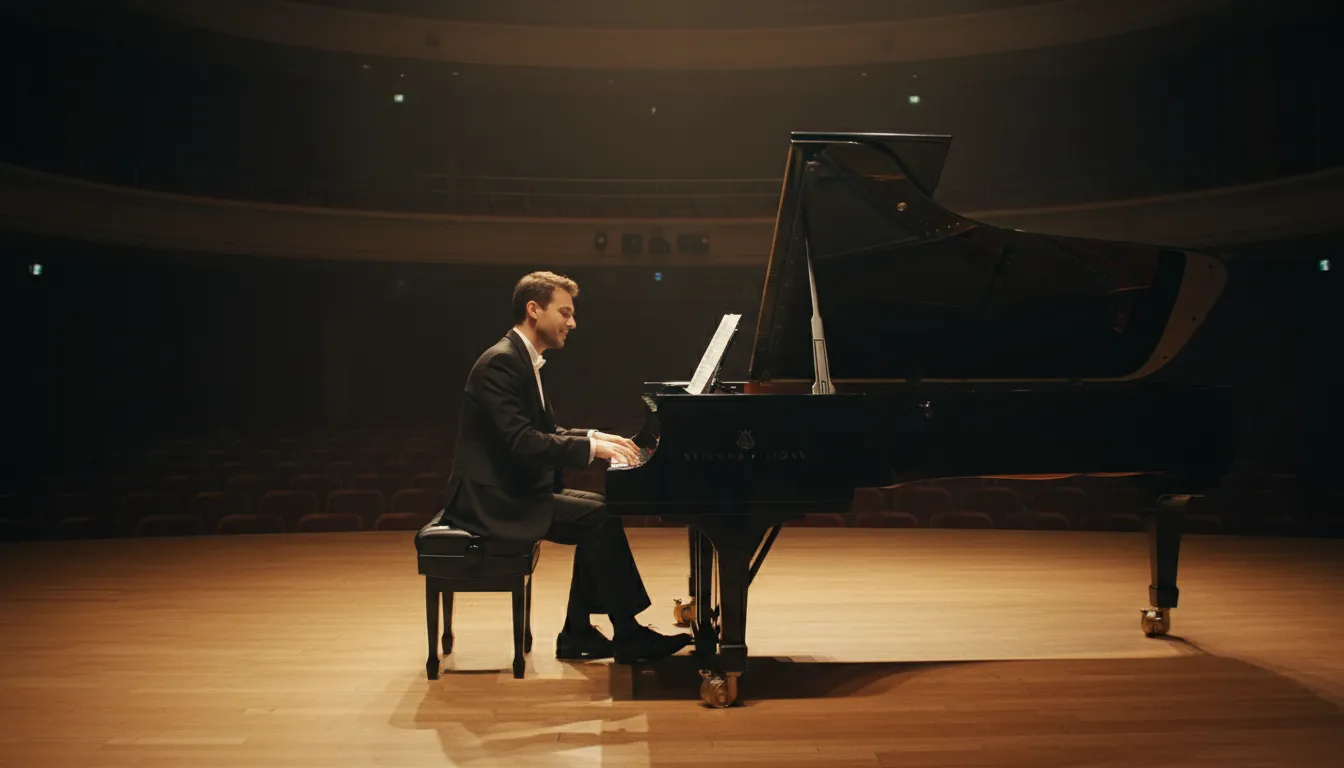 ภาพประกอบของ solo: unaccompanied flight or performance