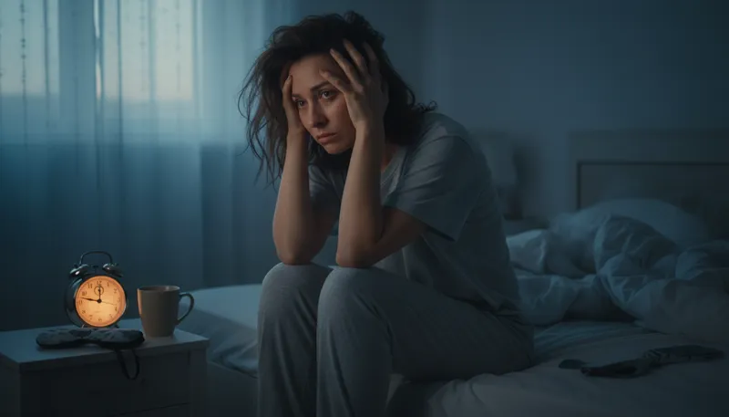 Illustration of groggy: Feeling dazed or weak, often after sleep.