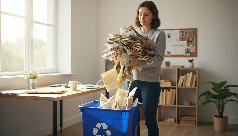 Illustration of waste: Unwanted material or things thrown away.