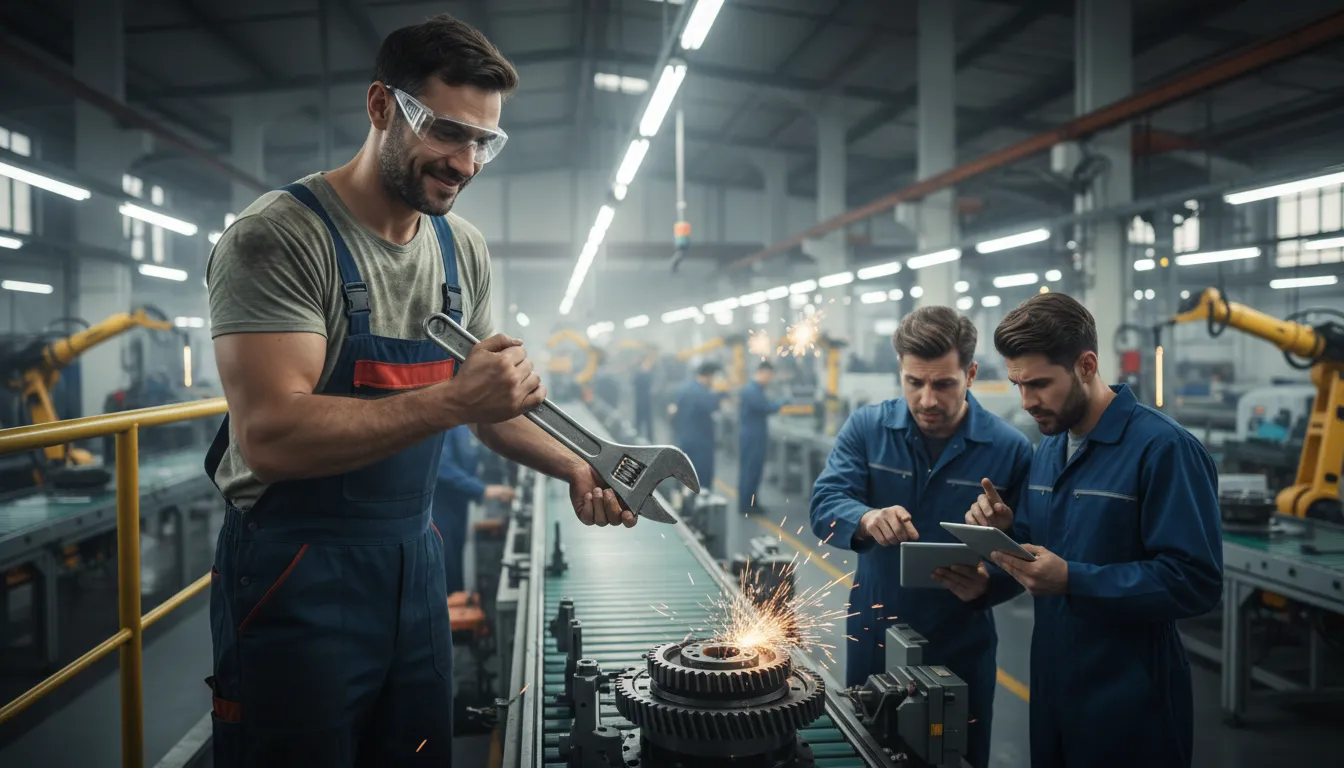 Ilustração de throw a wrench in: to cause confusion or problems