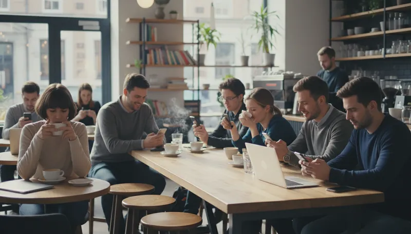 Illustration of ubiquitous: existing everywhere at the same time