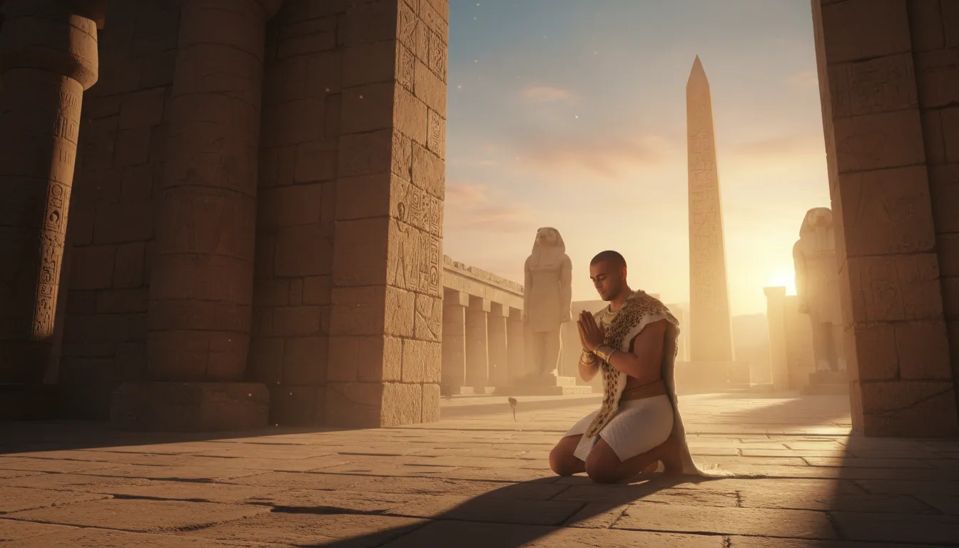 amonのイラスト：an ancient Egyptian god of the sun
