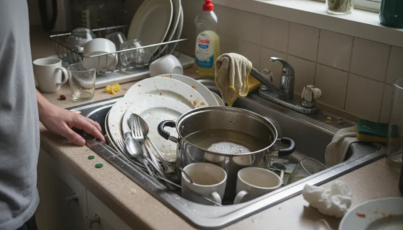 Illustration of unwashed: not cleaned or washed.
