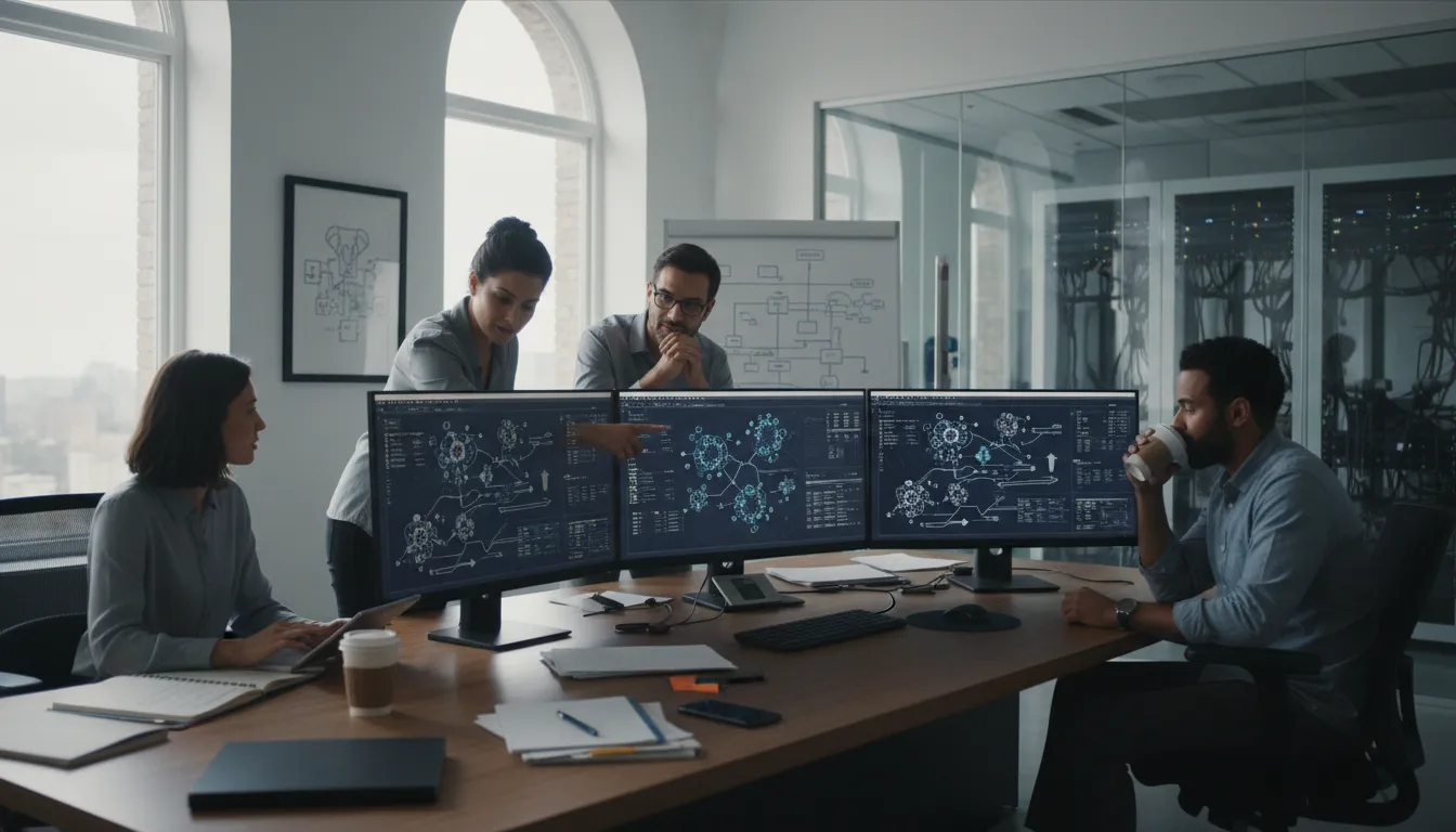 Hadoop 的插图：An open-source framework for big data.