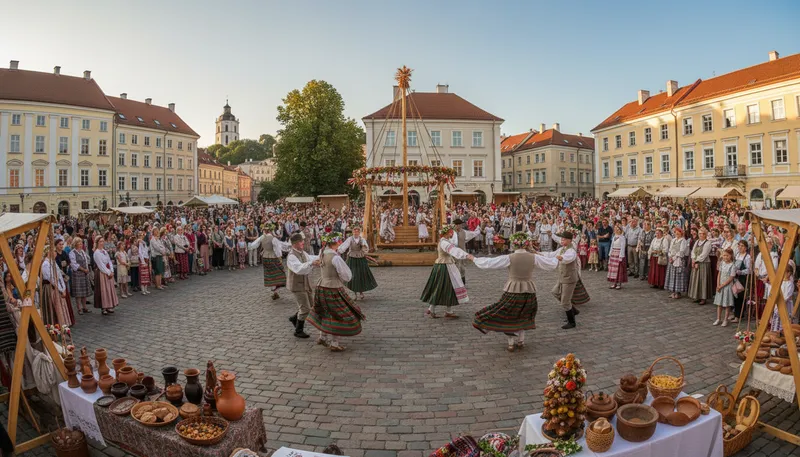 Illustration of lithuania: A country in Eastern Europe.