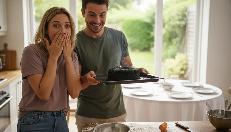 Illustration of oh my gosh: An expression of surprise or shock.