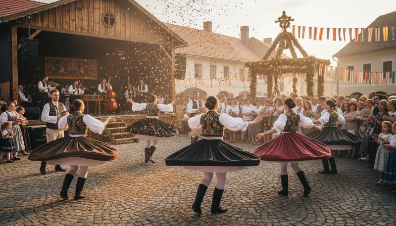Illustration of hungarians: People from Hungary or of Hungarian descent.