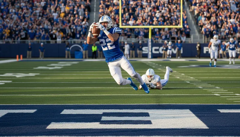 Illustration of cornerback: Defensive player covering wide receivers in football.