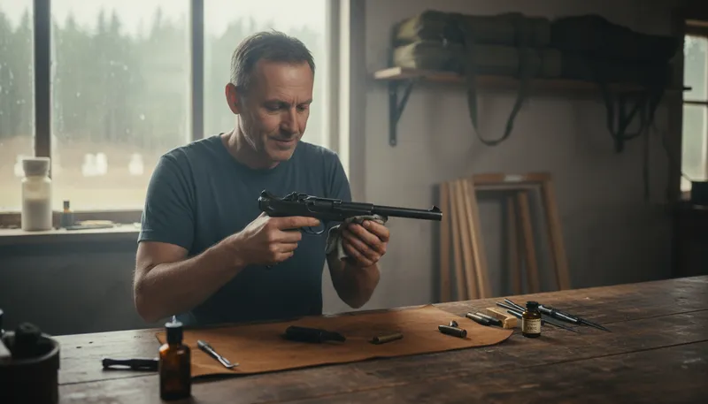 Illustration of luger: A type of pistol or a sport.