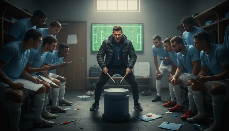 Illustration of drum into: To teach or reinforce through repetition.