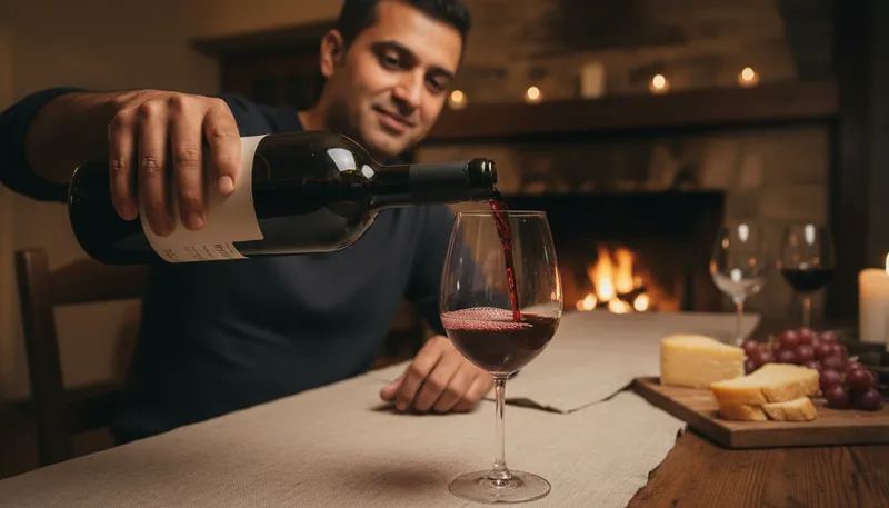Illustration of vinod: A common name in Indian culture, often means wine.
