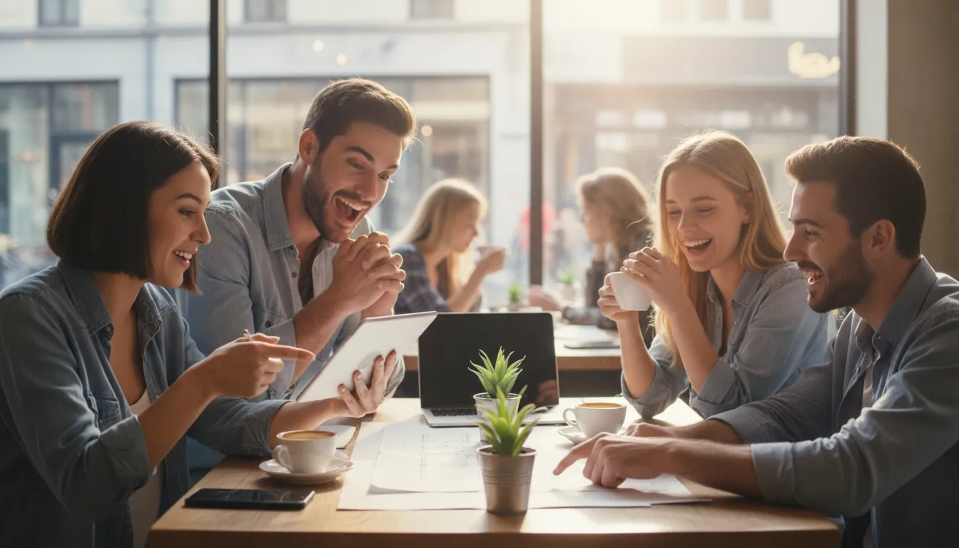 Ilustrasi enthuse: to speak about something with great excitement
