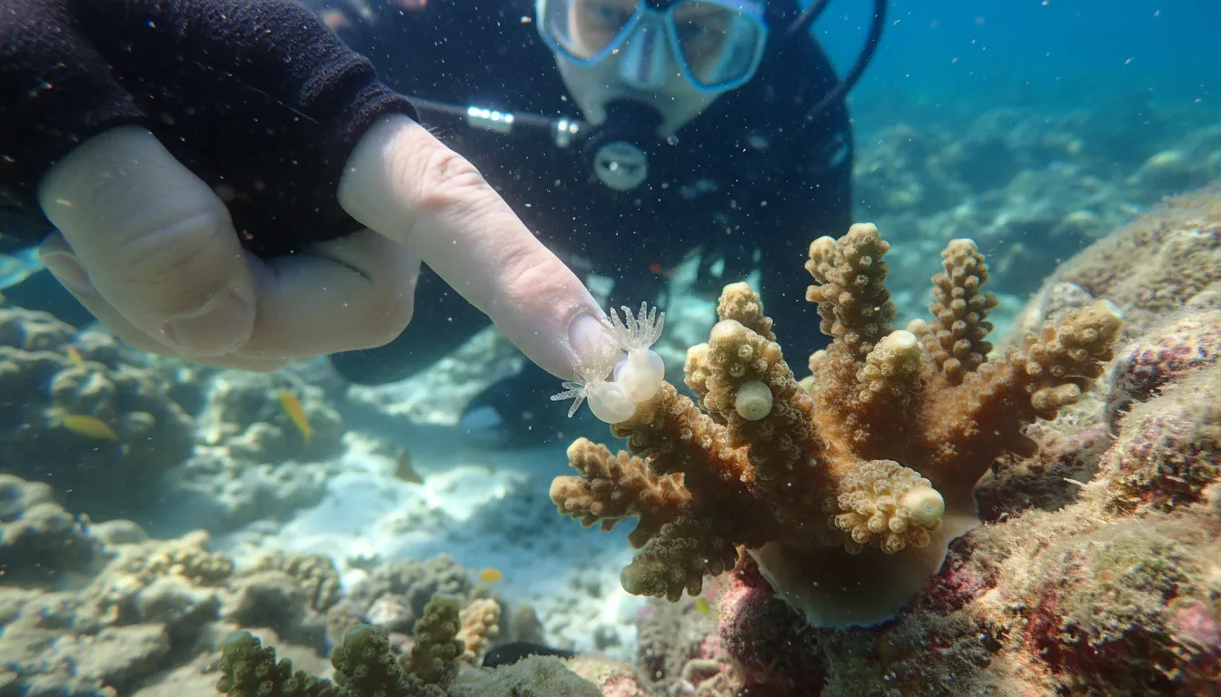 Hình minh họa cho polyp: a marine organism, similar to coral