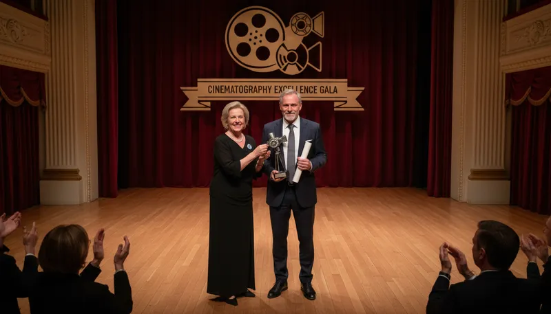 Illustration of asc: a professional organization for cinematographers