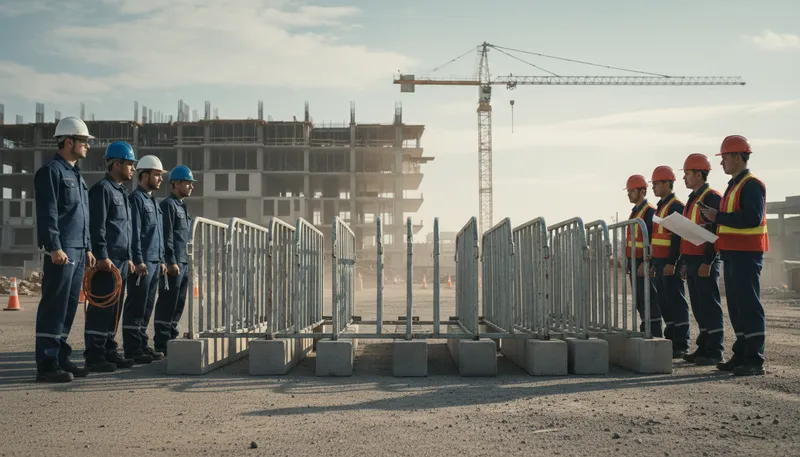 Illustration of on opposite sides of the barricades: in conflict or disagreement