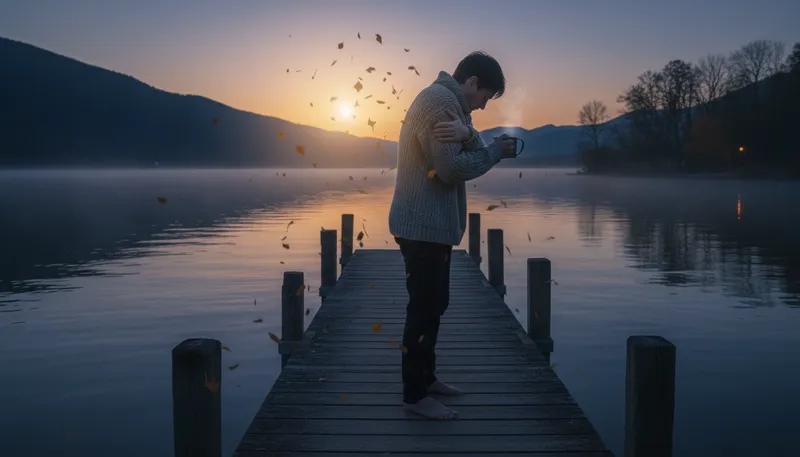 Illustration of chill: a feeling of coolness or coldness