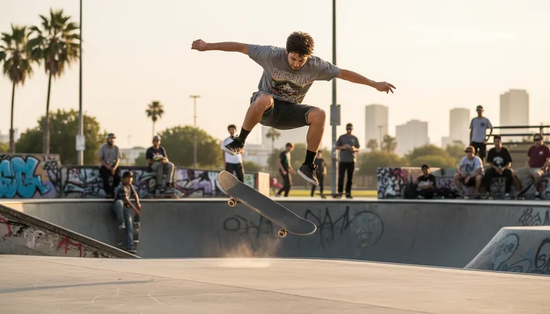 Illustration of skater: A person who skates on ice or wheels.